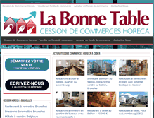 Tablet Screenshot of labonnetable.be